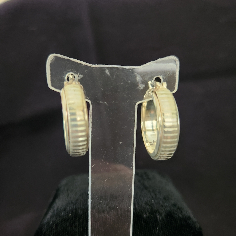 Silver Hoop Earrings